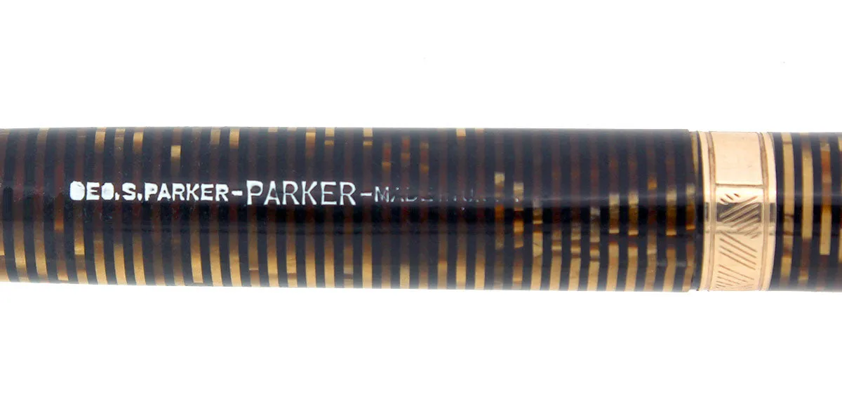 1940 PARKER VACUMATIC GOLDEN PEARL MAJOR SIZE MECHANICAL PENCIL RESTORED