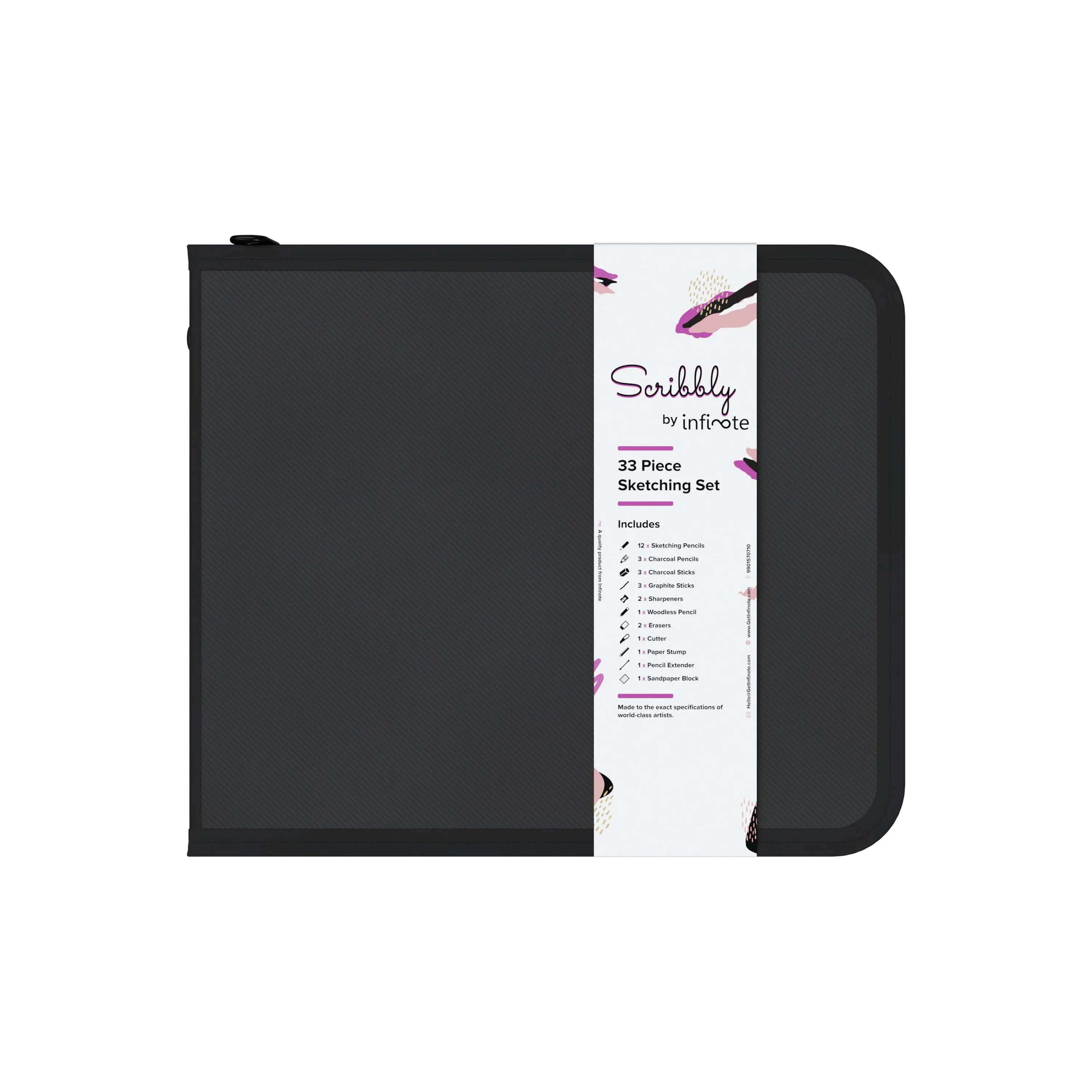 33-Piece Infinote Scribbly Drawing Kit: The Ultimate Gift for Aspiring Artists and Creatives