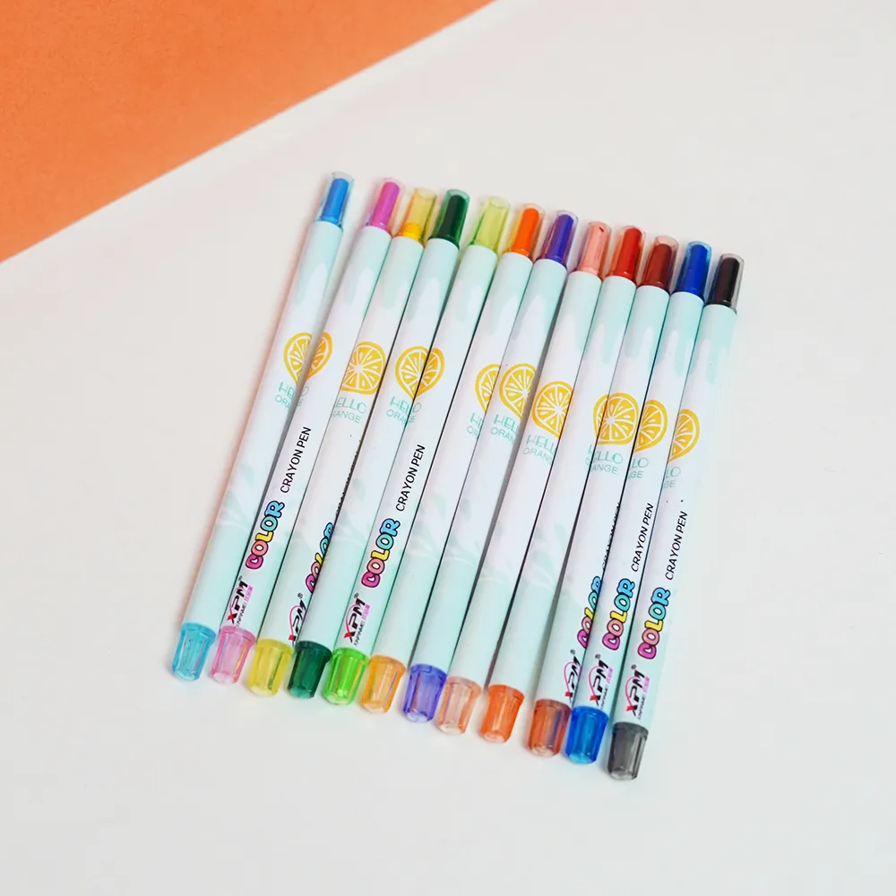 5 Packs of Rolling Crayon Pens for Return Gifts (Each Pack includes 12 Crayon Pens)