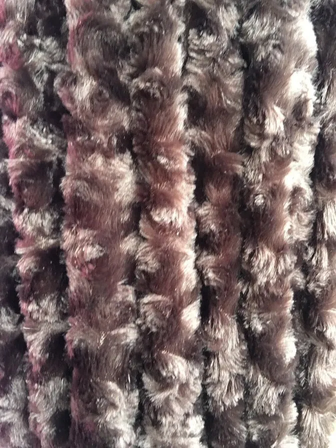 58/60 inch Wide Rose/Rosette Fleece Minky Fabric By The Yard