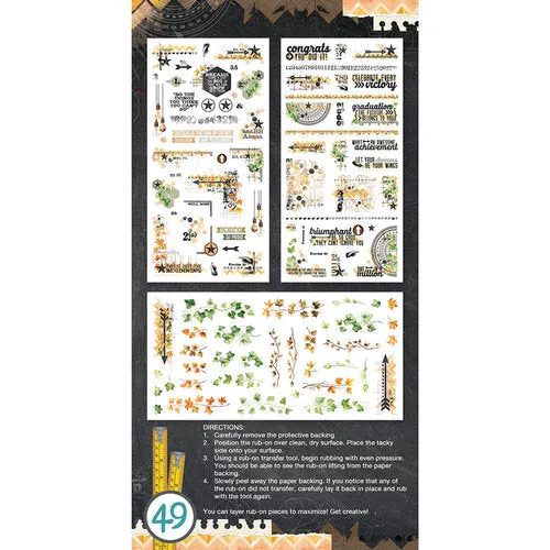 Academia Collection - Rub-On Transfers