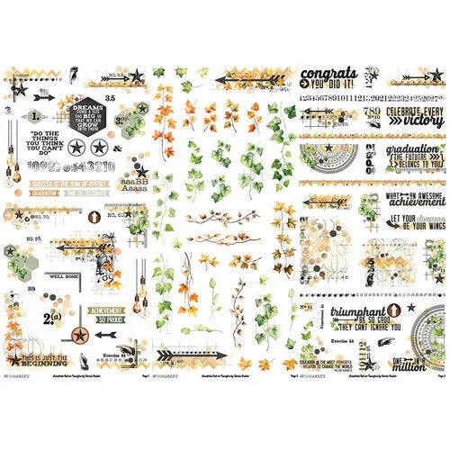 Academia Collection - Rub-On Transfers