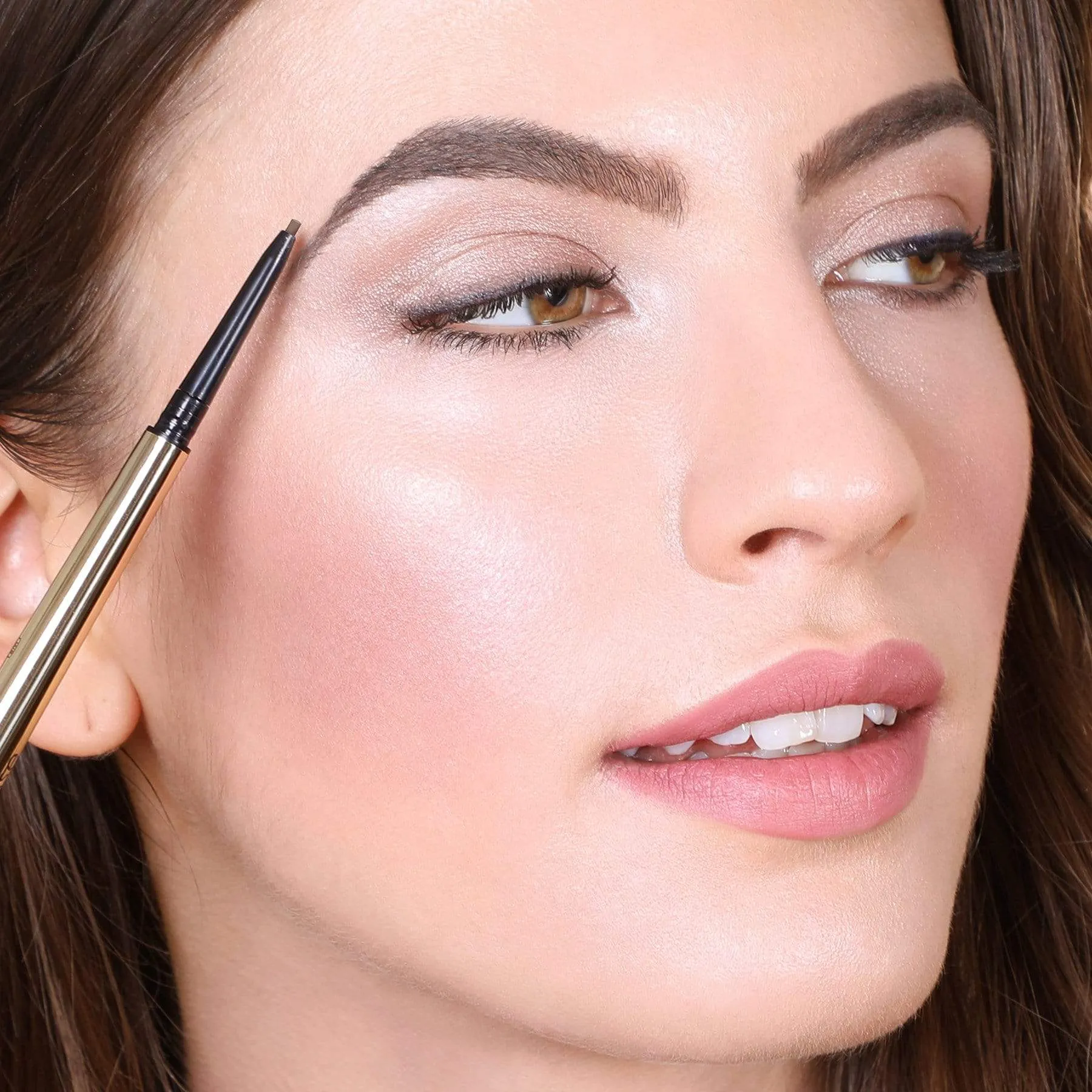All Day Micro Brow Pencil in Silk Brown   Free 24hr Brow Lift & Shape Mascara Mini