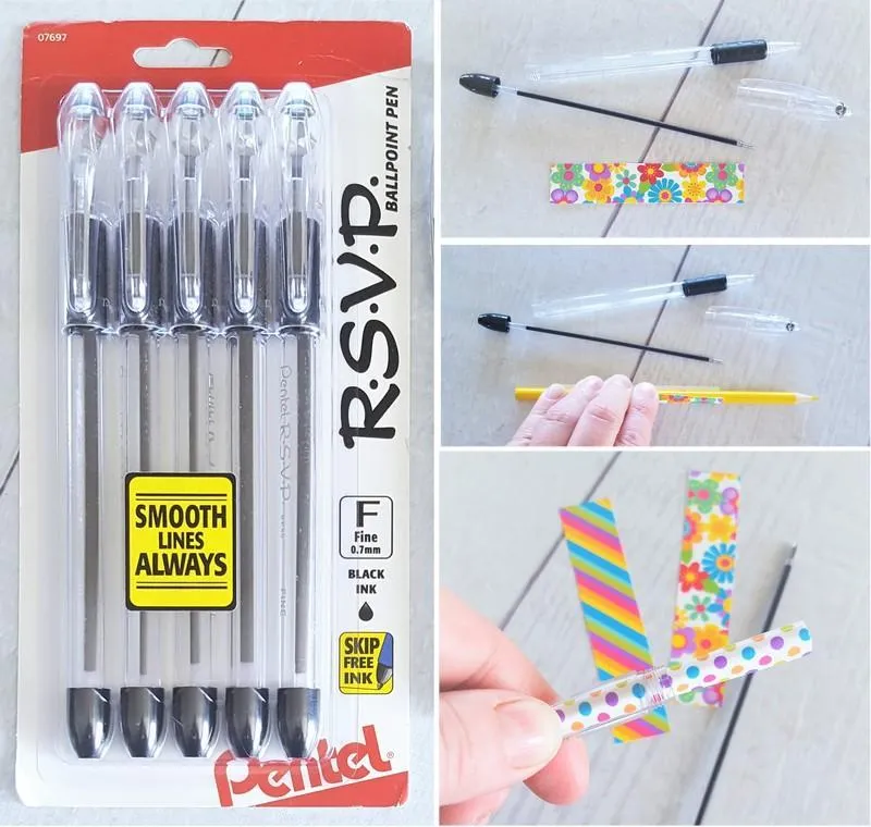 Annual RSVP Pentel Pen Gift Set {INSERTS} PRINTABLE