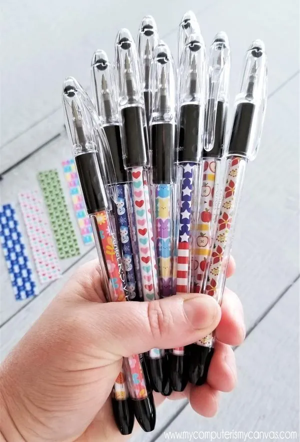 Annual RSVP Pentel Pen Gift Set {INSERTS} PRINTABLE