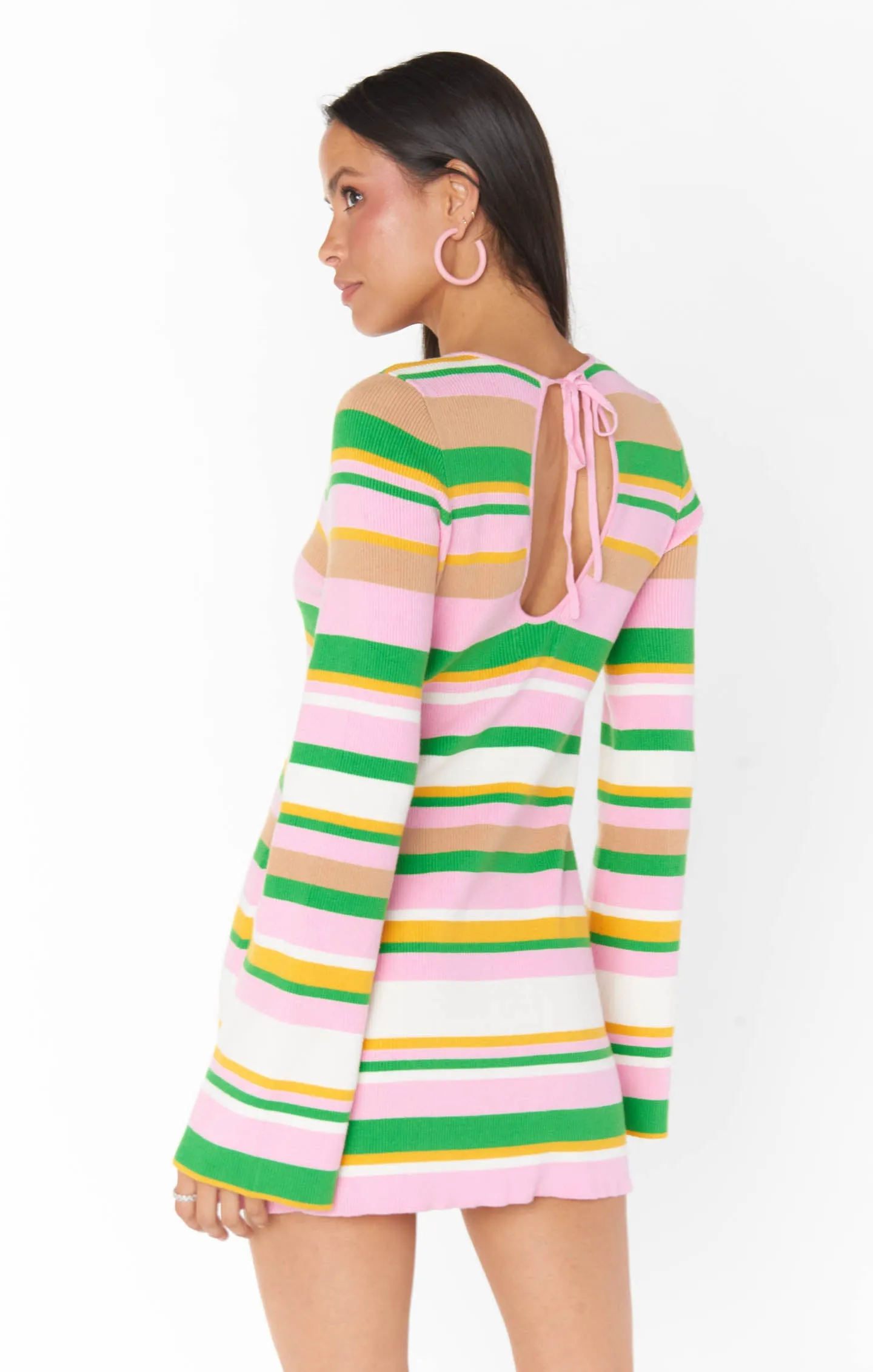 Away Rib Knit Mini Dress