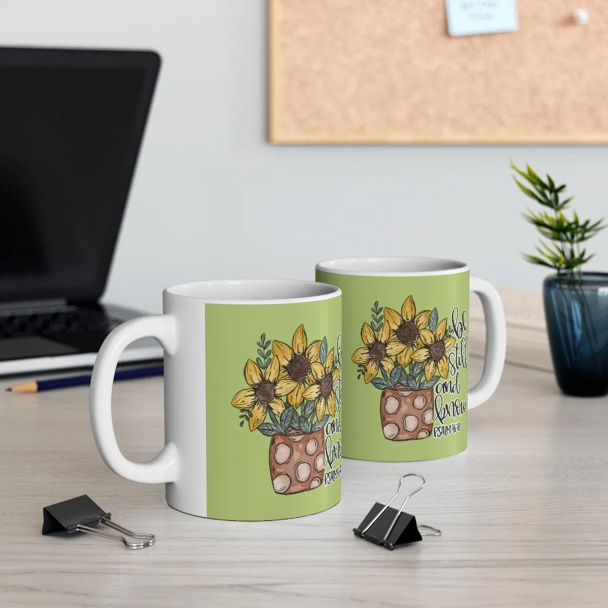 Be Still And Know Flowers 11oz Mug