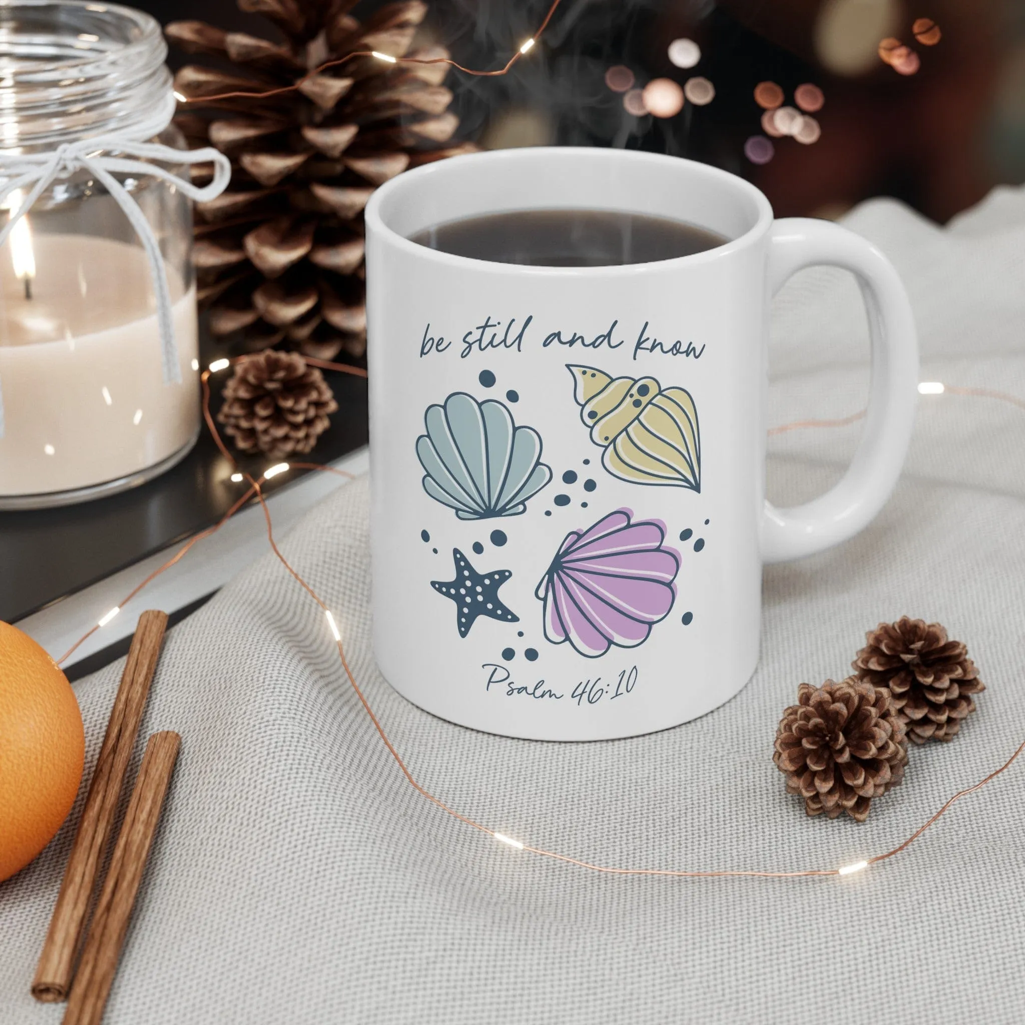 Be Still Seashells 11oz Mug
