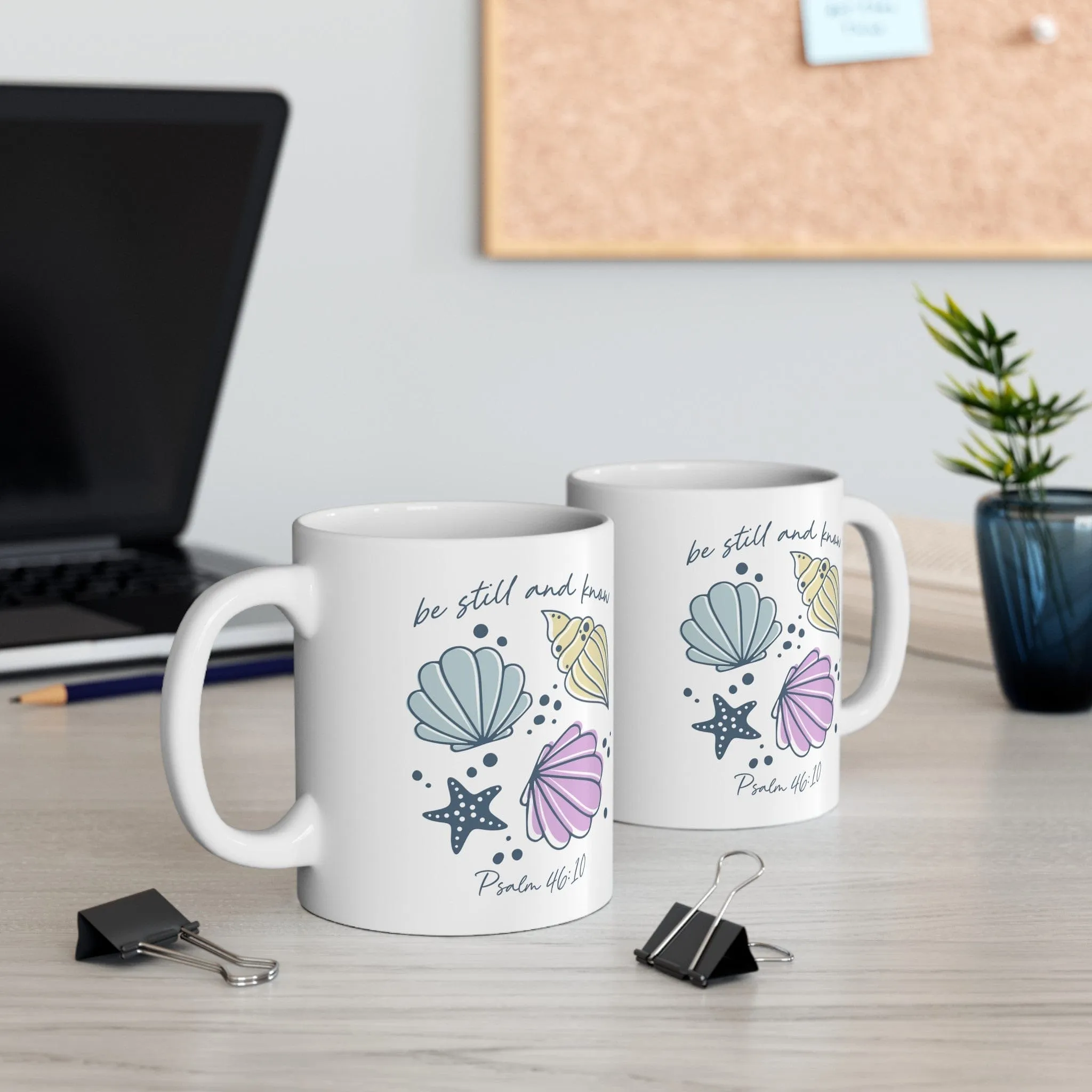 Be Still Seashells 11oz Mug