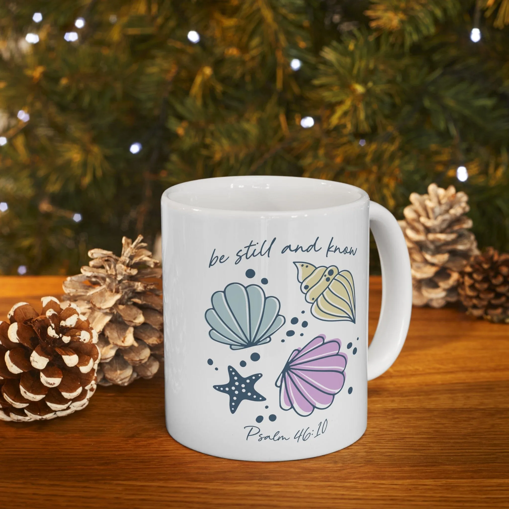 Be Still Seashells 11oz Mug