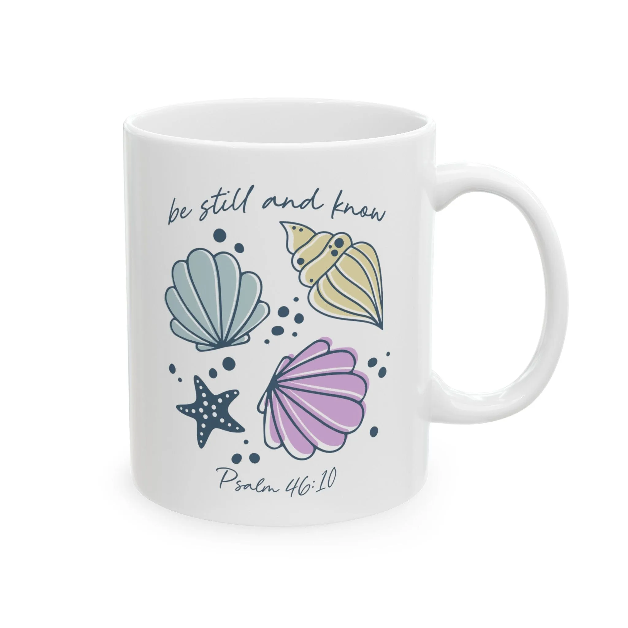 Be Still Seashells 11oz Mug