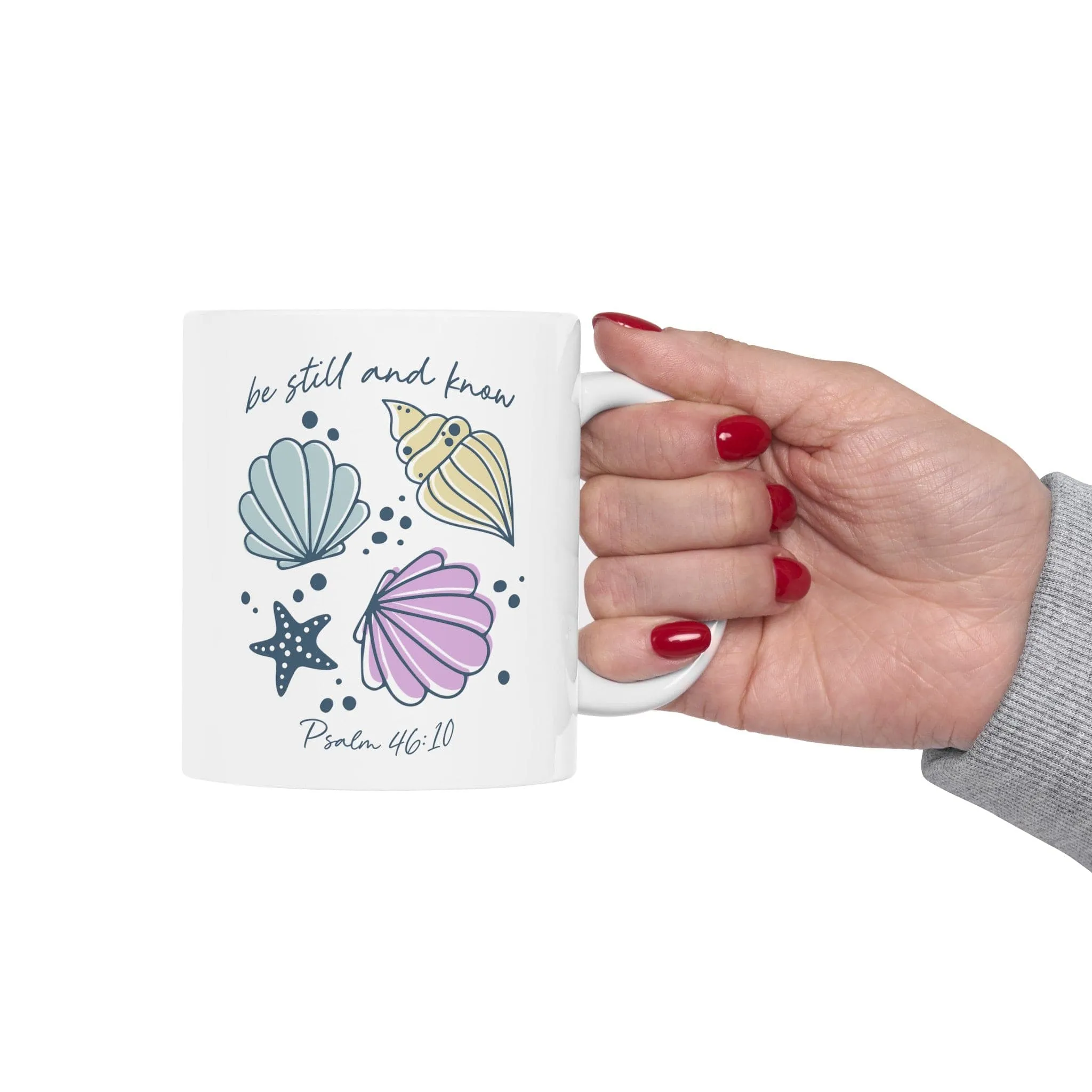 Be Still Seashells 11oz Mug