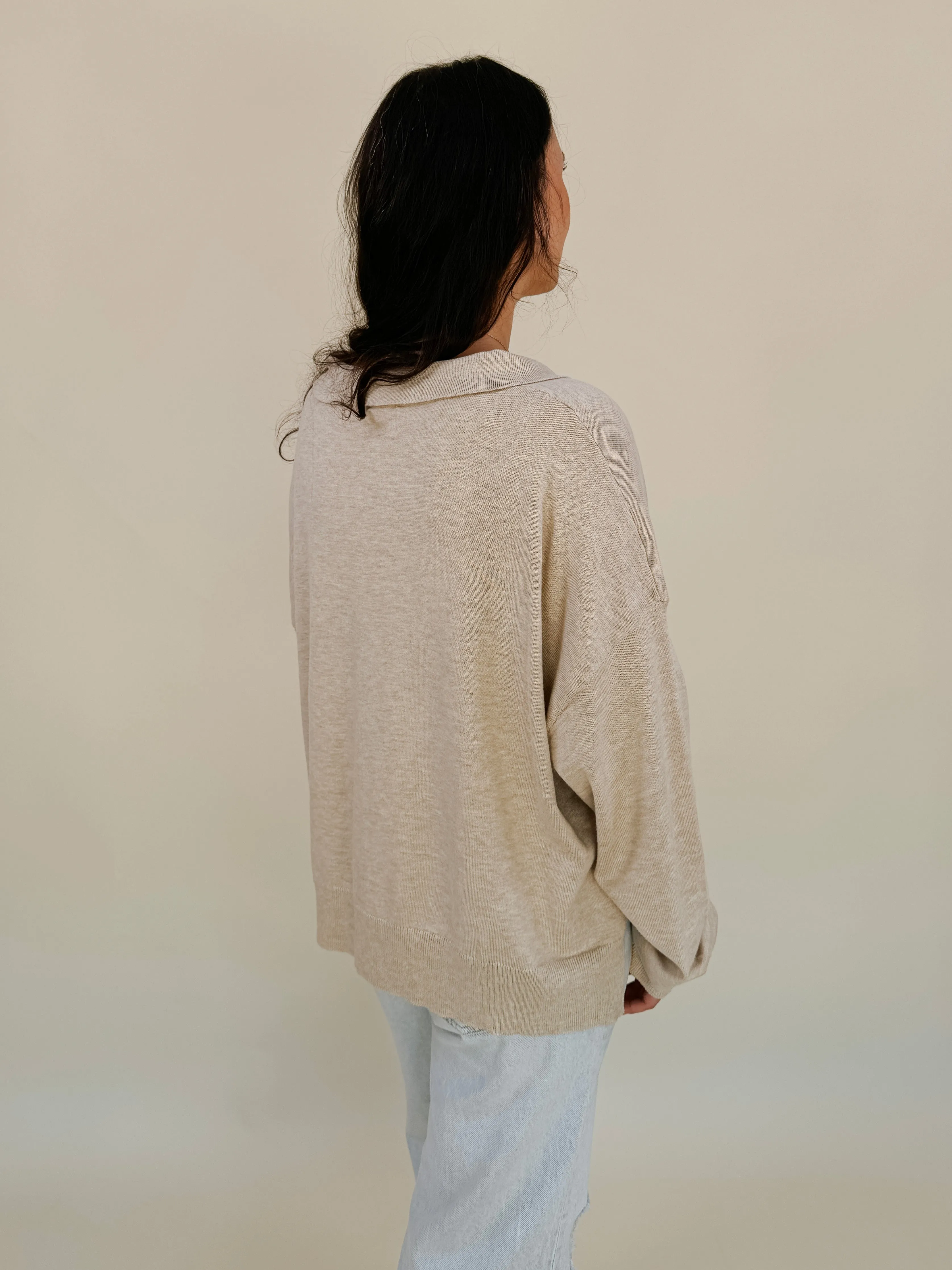 Bellamy Collar Pull Over Knit Sweater