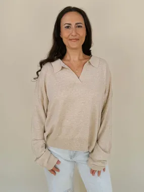 Bellamy Collar Pull Over Knit Sweater