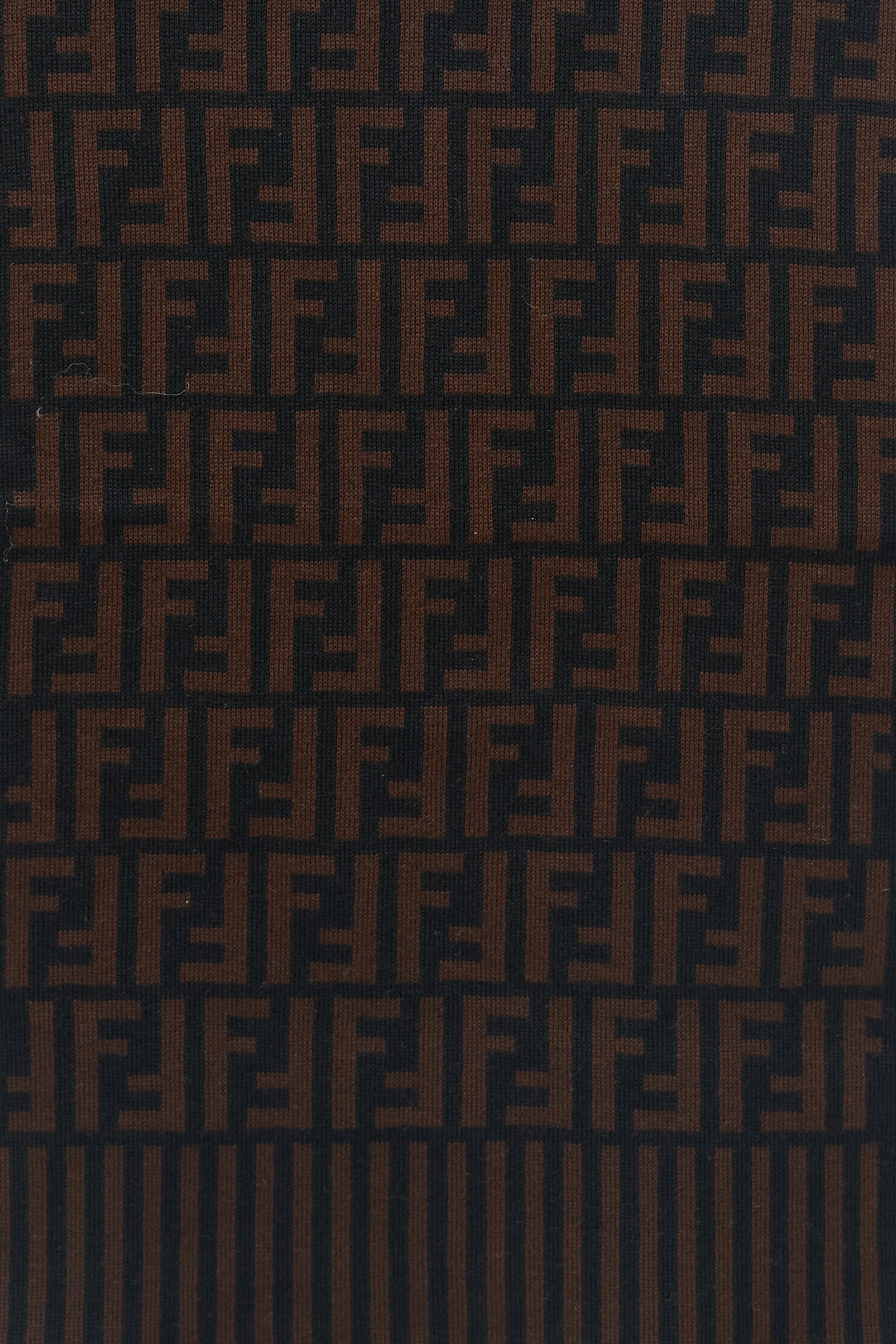 Black & Brown Zucca Monogram Scarf