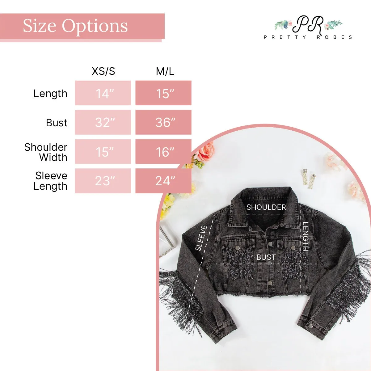 (Black Fringe) Custom Wedding Jacket