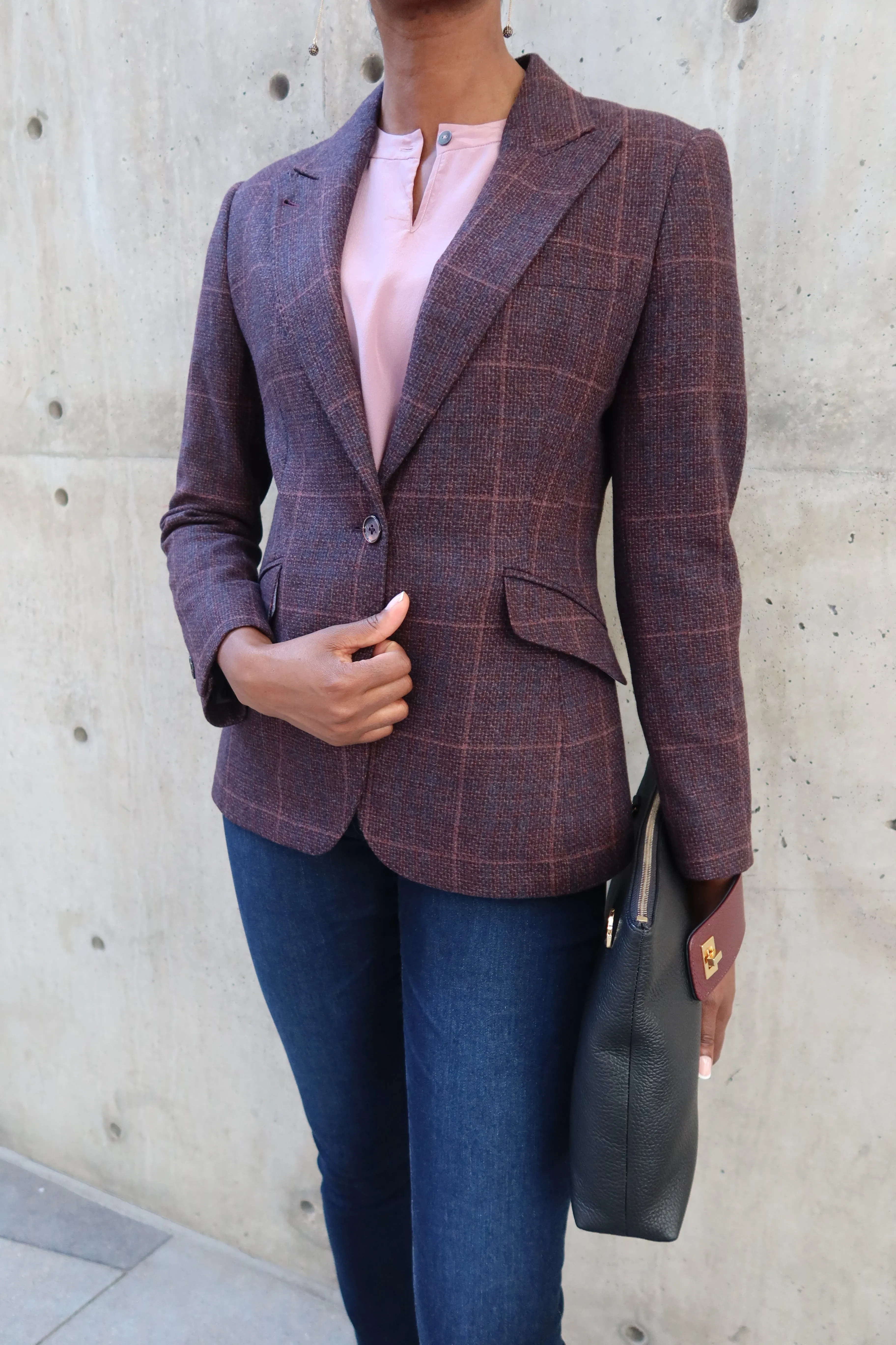 Blazer - Windowpane Wine