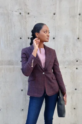 Blazer - Windowpane Wine