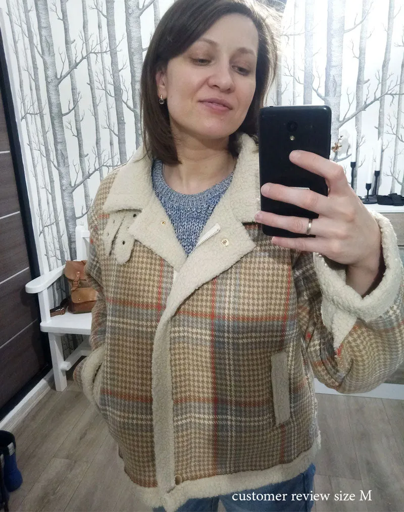 Boho Winter Coat, Fur Coat, Faux Fox Fur, Sachie