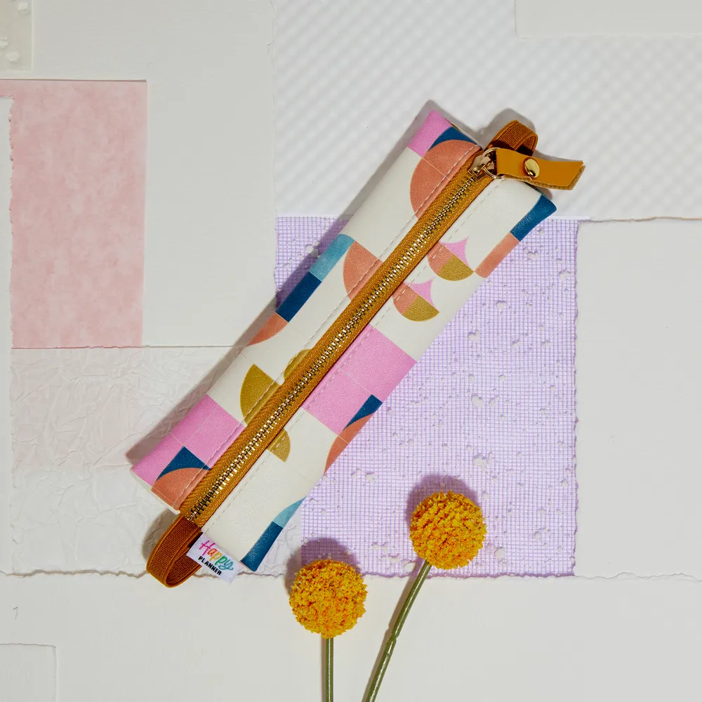 Bold Tiles - Slim Banded Pen Pouch
