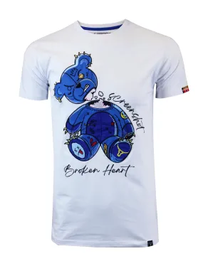 BROKEN HEART BEAR TEE-S11121 (WHITE)