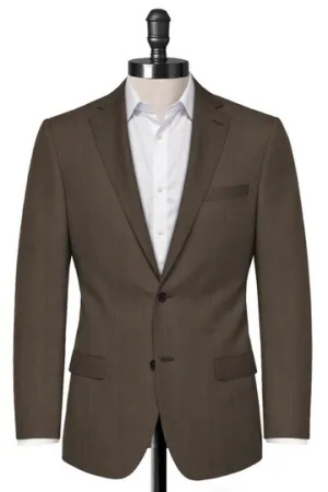 Brown Sharkskin Blazer