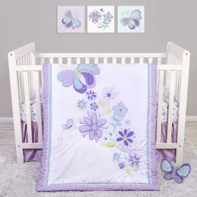 Butterfly Meadow 4pcs crib set