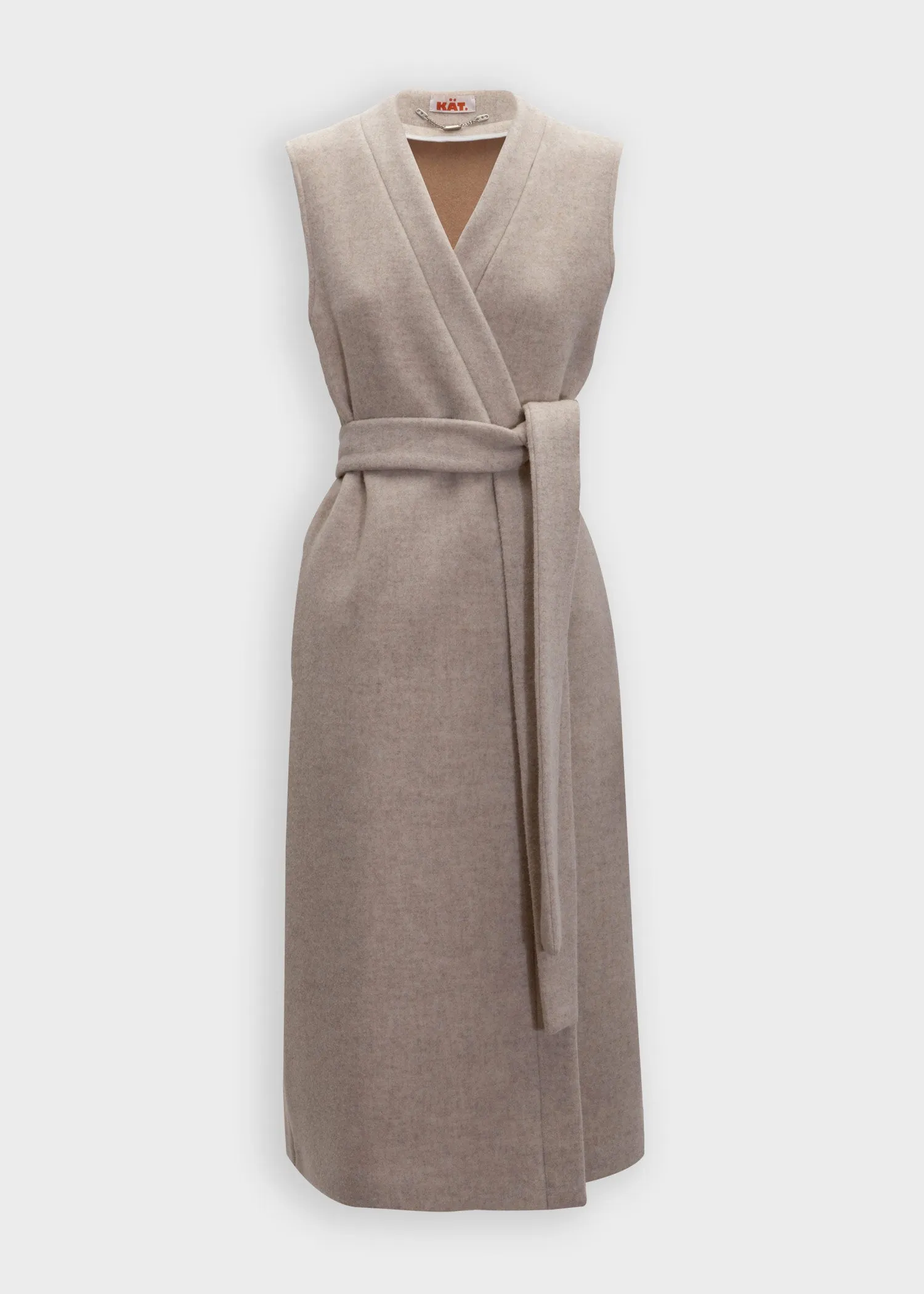 CAMMY Wool Vest - Cream Beige