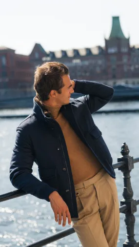 Caramel Cashmere Turtleneck