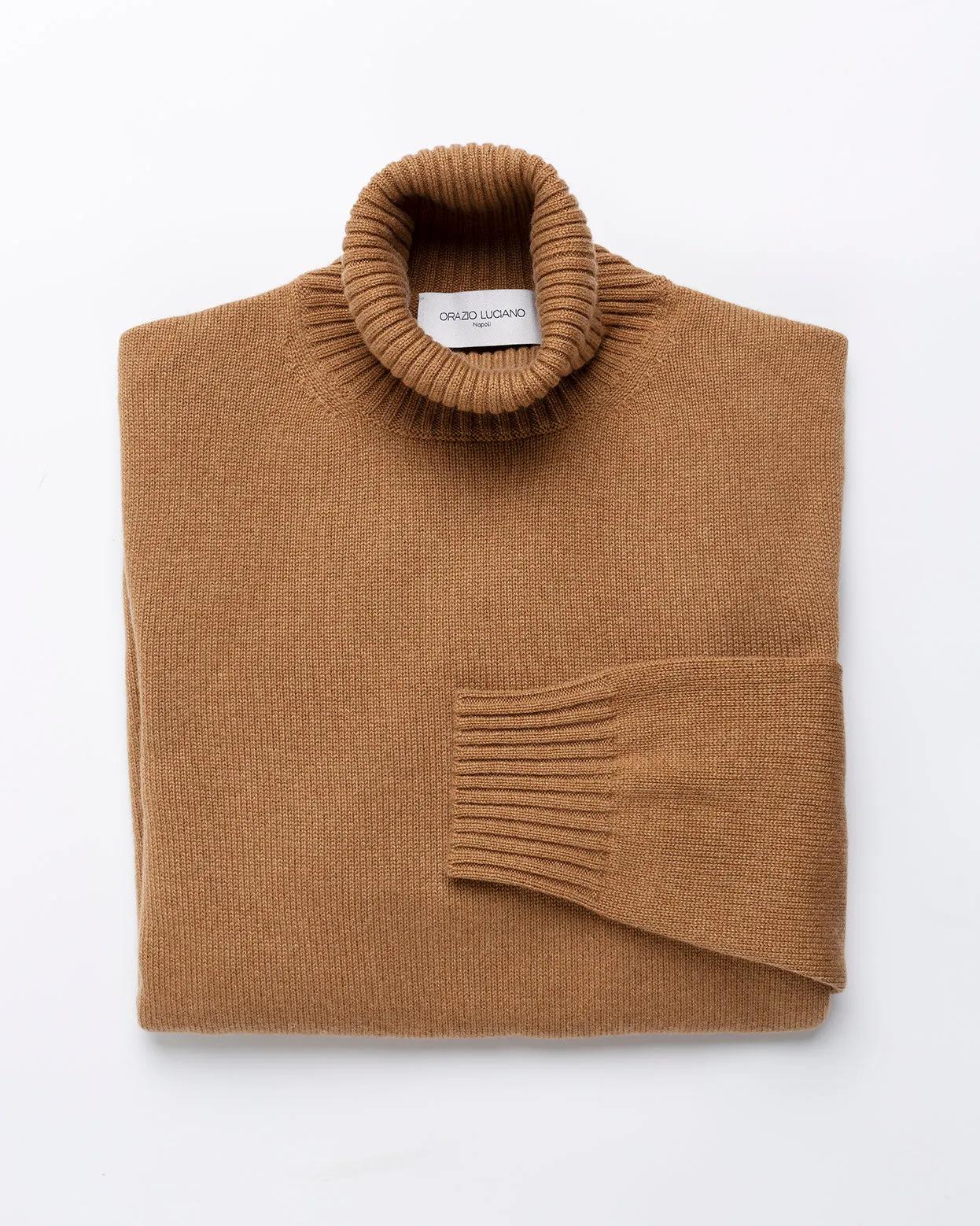 Caramel Cashmere Turtleneck