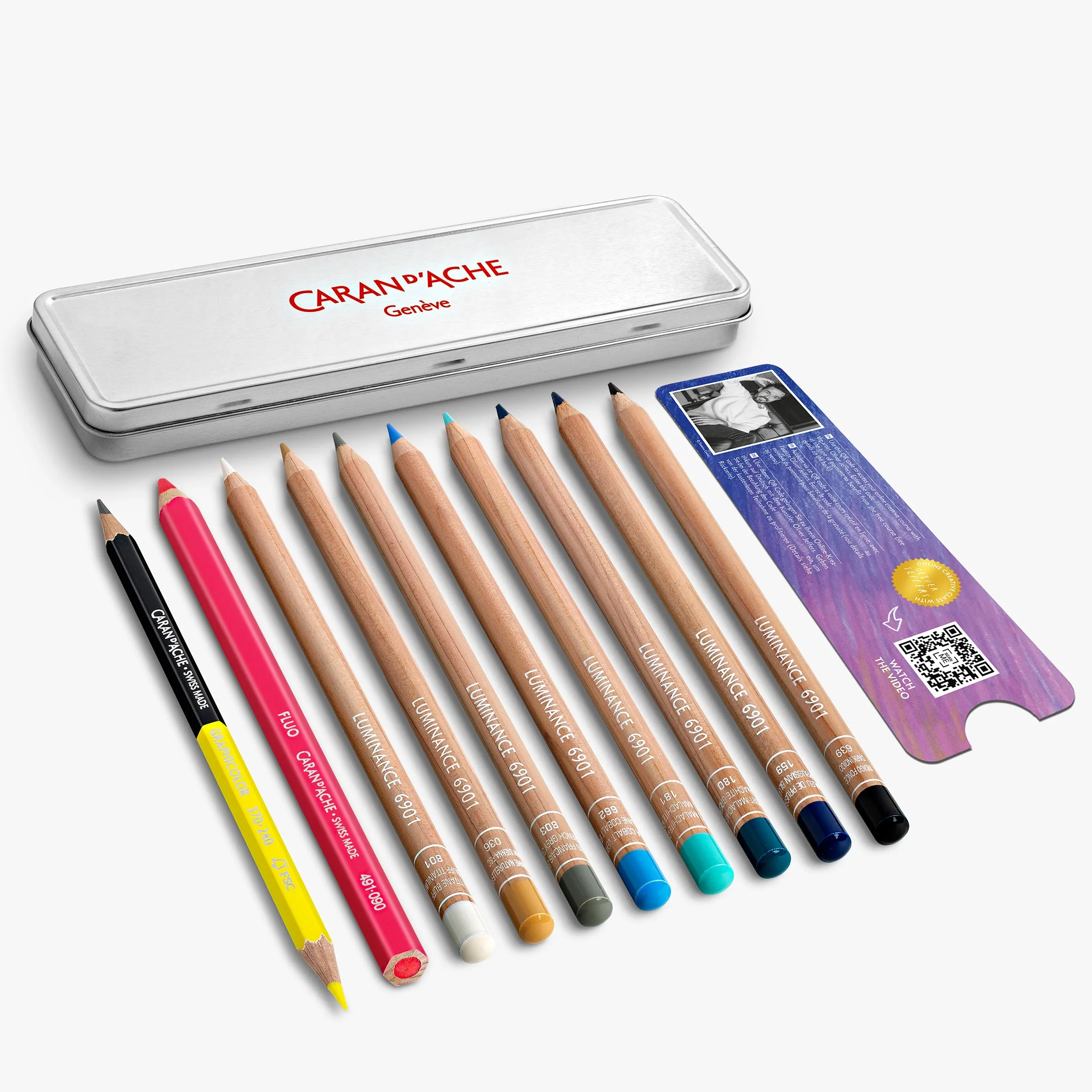Caran d'Ache Oliver Jeffers Colored Pencil Set Luminance 6901