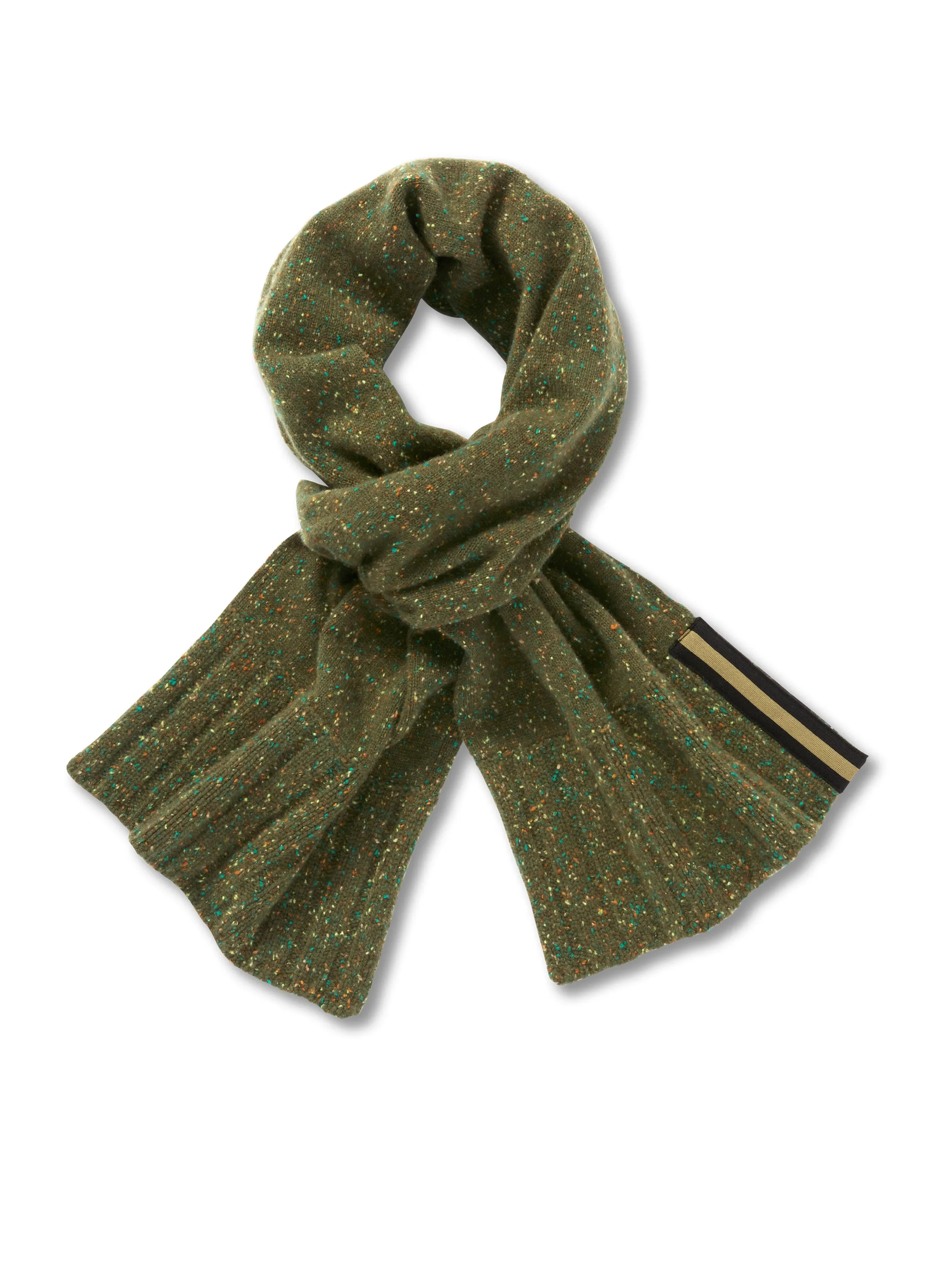 Cashmere Blended Scarf (Dark Olive)