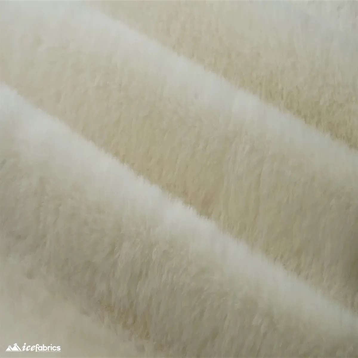 Cream Bunny Thick Faux Fur Minky Fabric / Short Pile / Super Soft