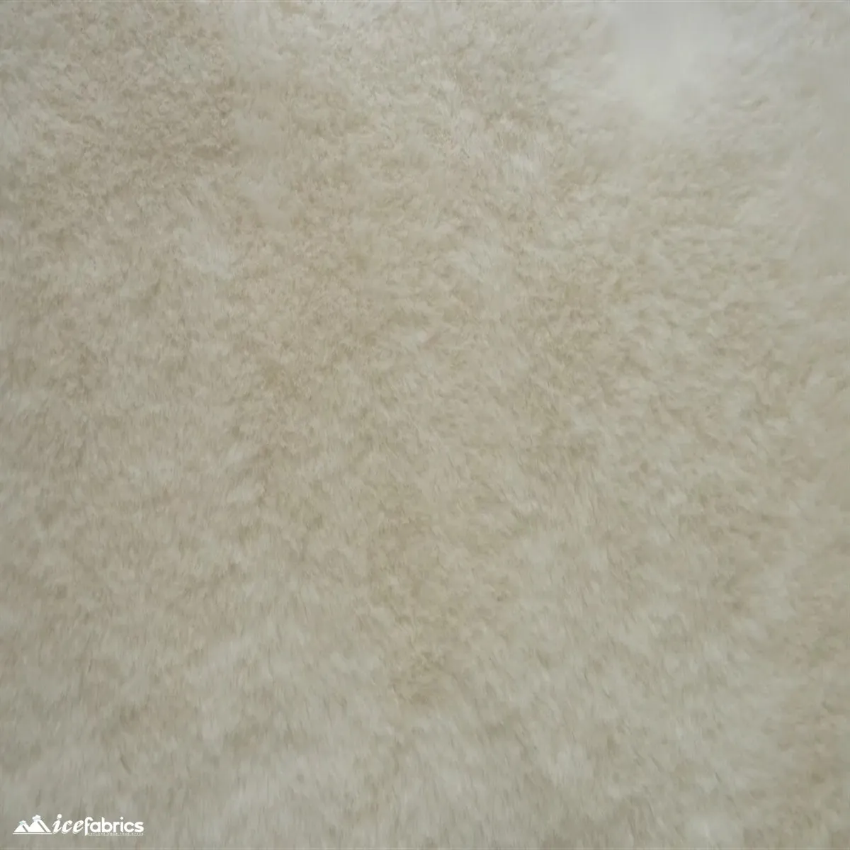 Cream Bunny Thick Faux Fur Minky Fabric / Short Pile / Super Soft