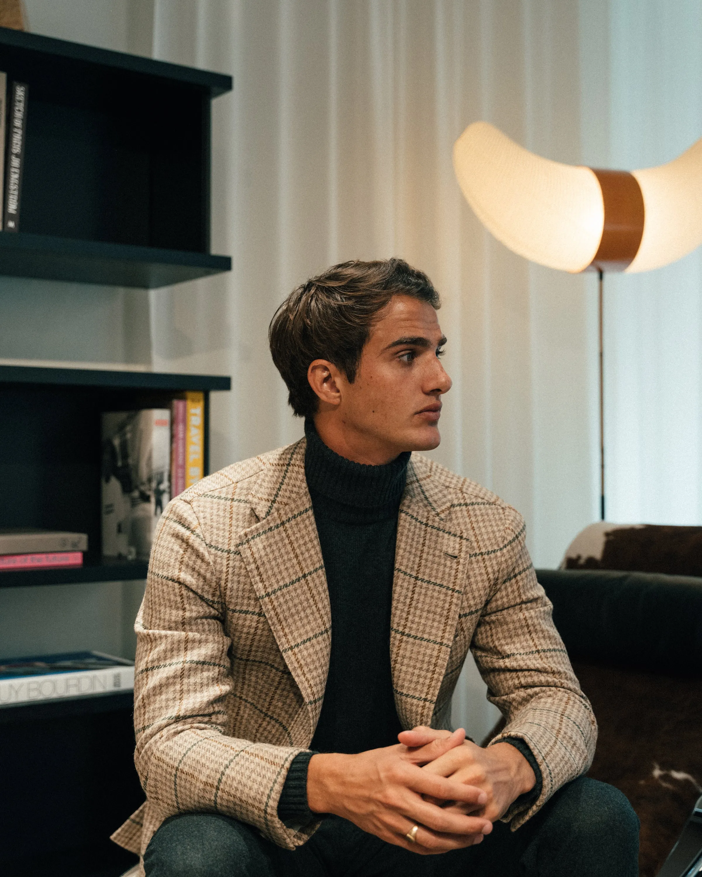 Dark Grey Cashmere Turtleneck