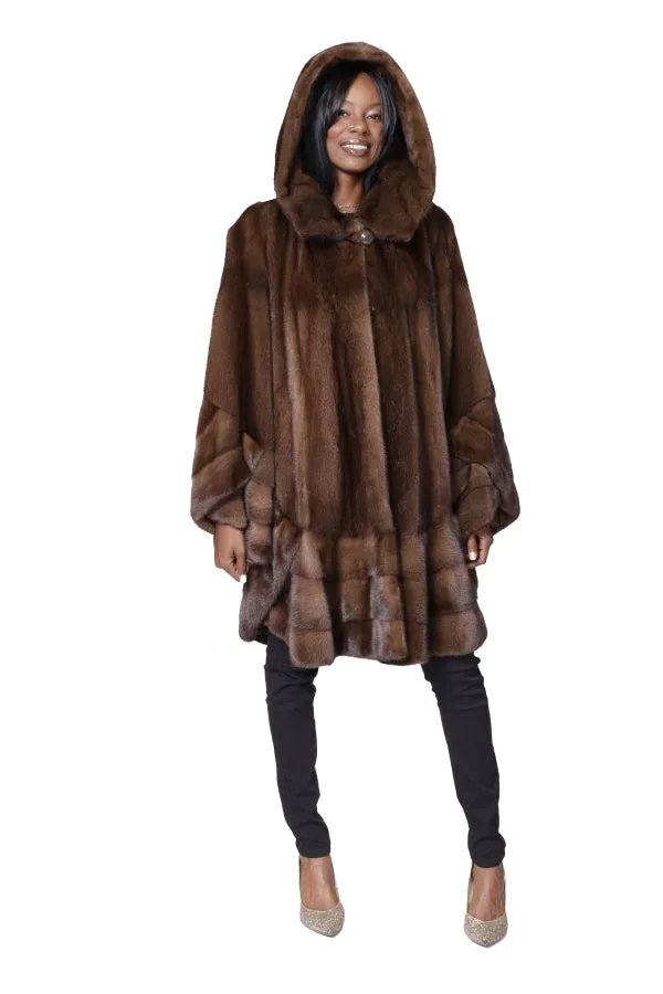 Demi Buff Mink 7/8 with Hood