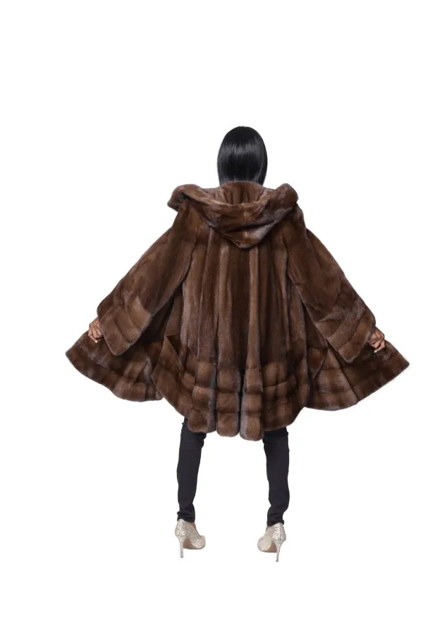 Demi Buff Mink 7/8 with Hood
