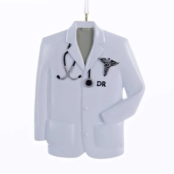 Doctor Coat Ornament For Personalization, D2255