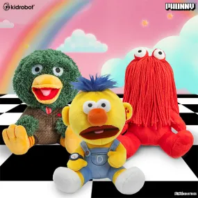 Don't Hug Me I'm Scared Phunny Plush 3-Pack Bundle (Green Duck, Red Guy & Yellow Guy)