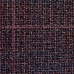 Double Breasted Blazer - Windowpane Wine