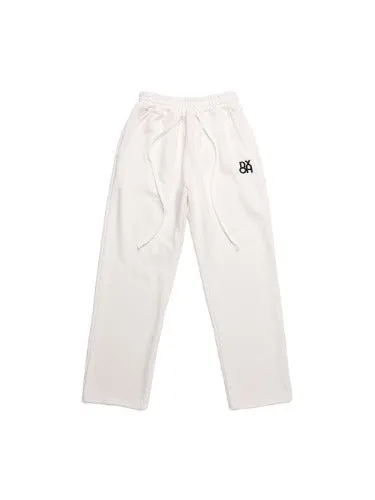 [DXOH] Seasonless DXOH LOGO PANTS WHITE