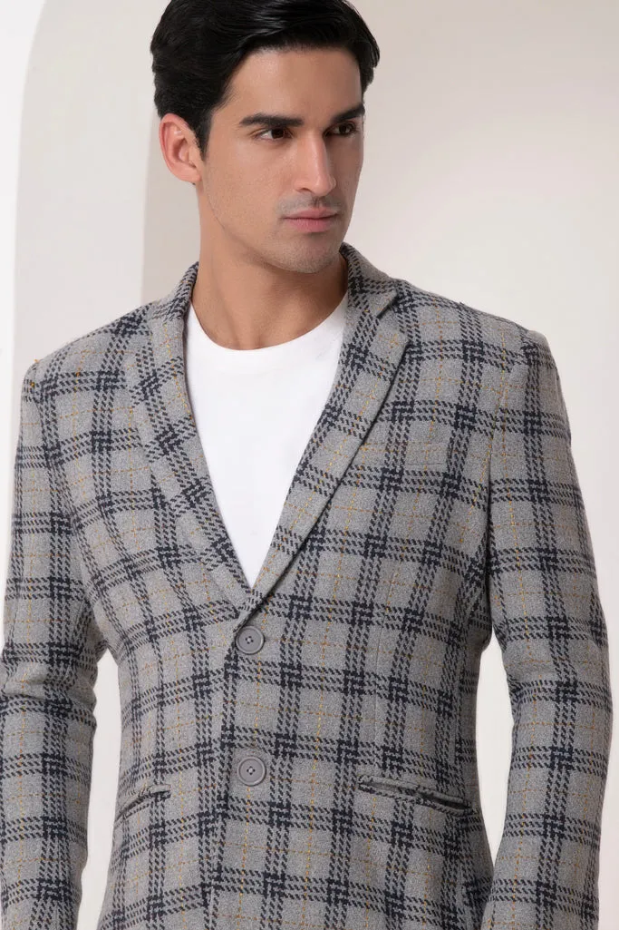 Elegance Plaid Blazer