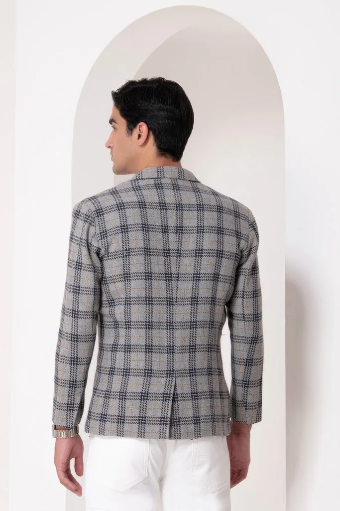 Elegance Plaid Blazer