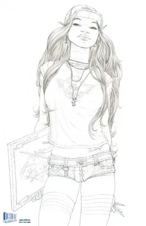 Exclusive B&W CBLDF Print by Frank Quitely, Signed by Frank Quitely!