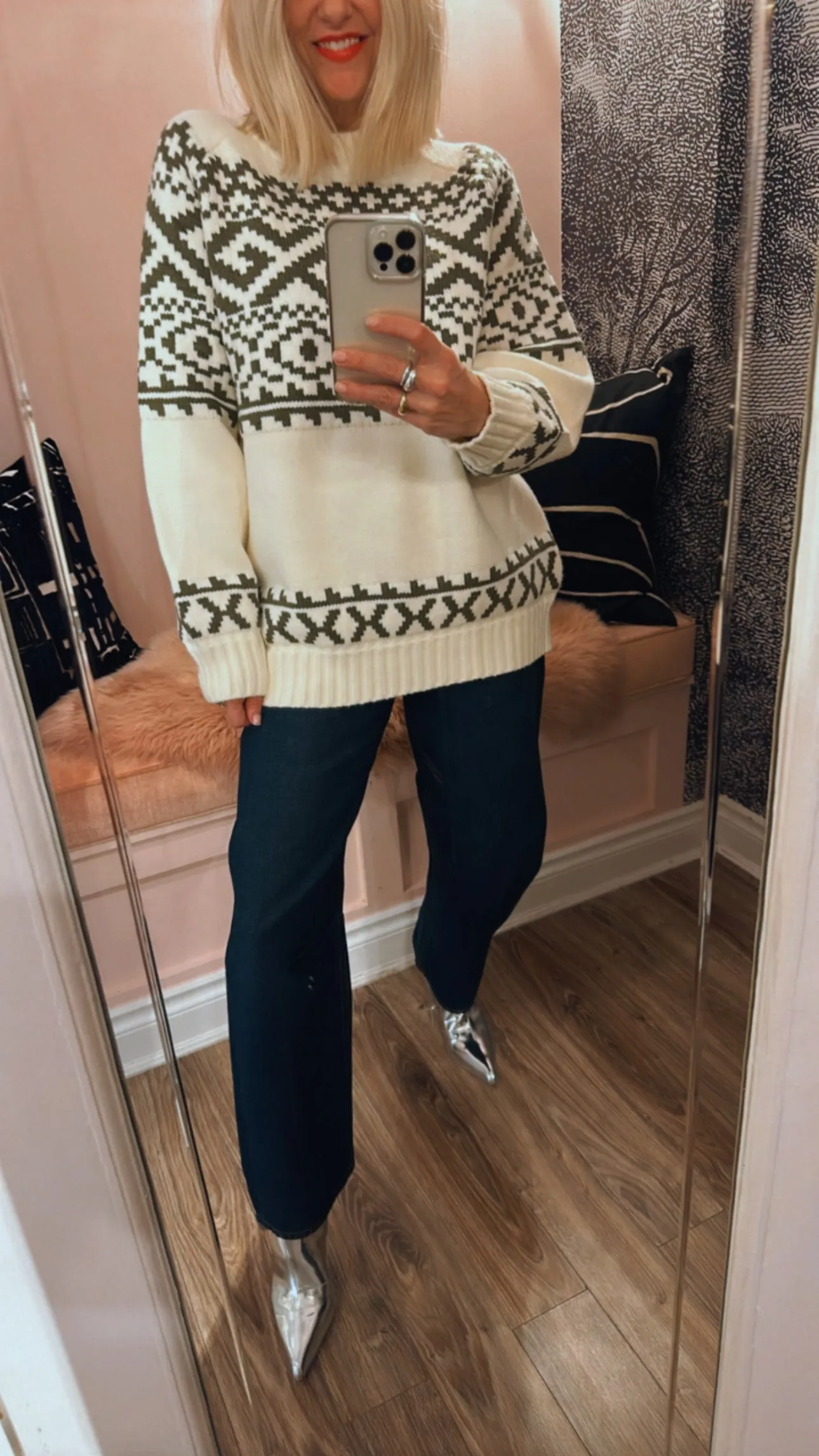 Fair Isle Knit Sweater