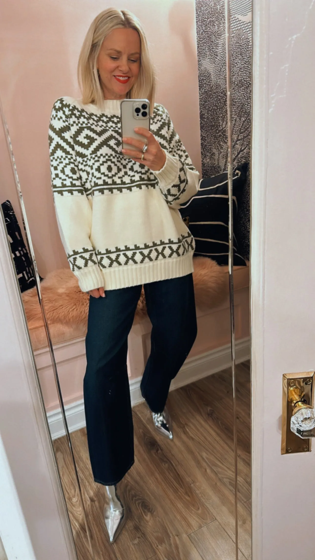 Fair Isle Knit Sweater