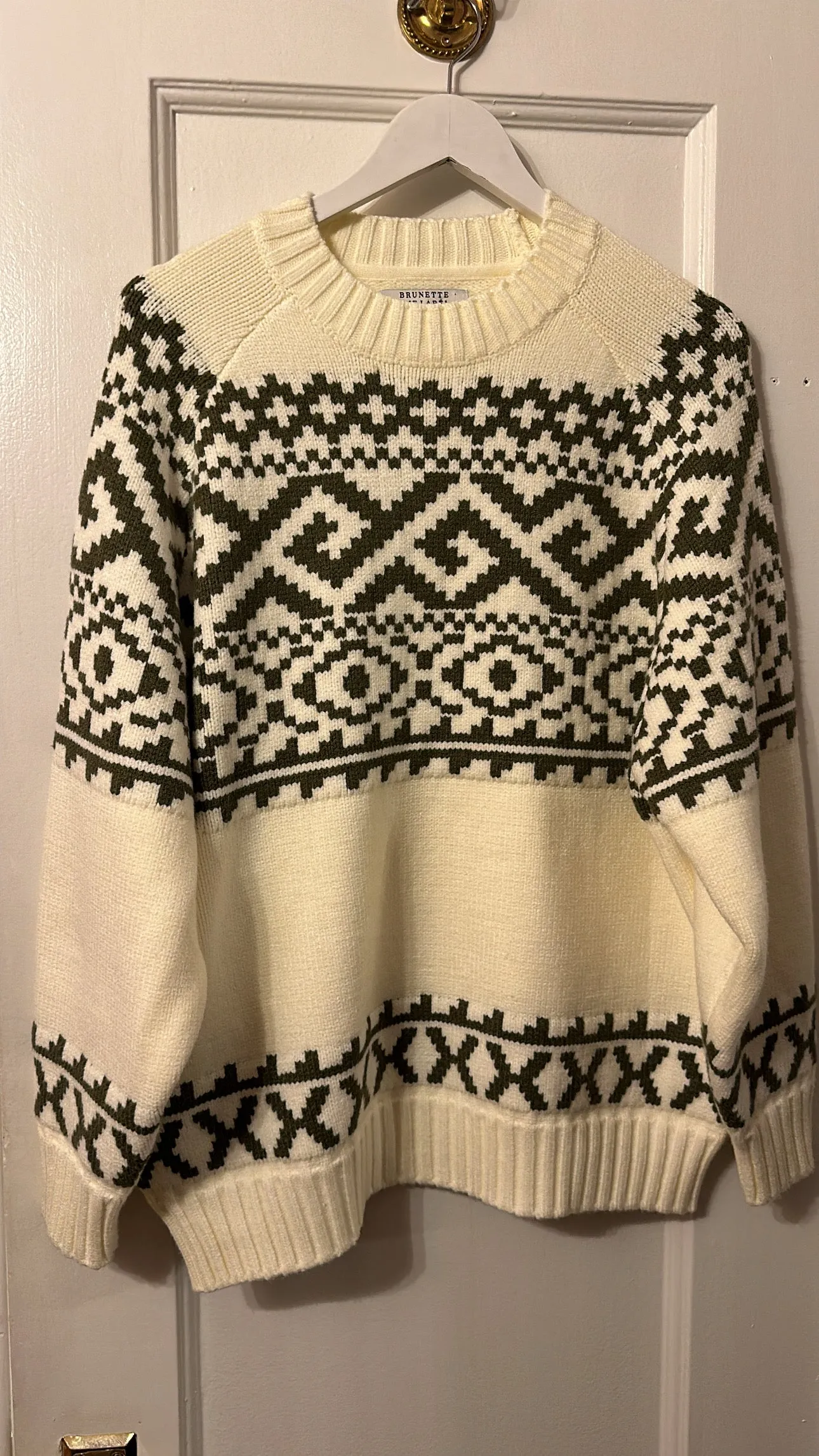 Fair Isle Knit Sweater