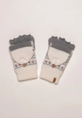 Fairisle Knit Mittens