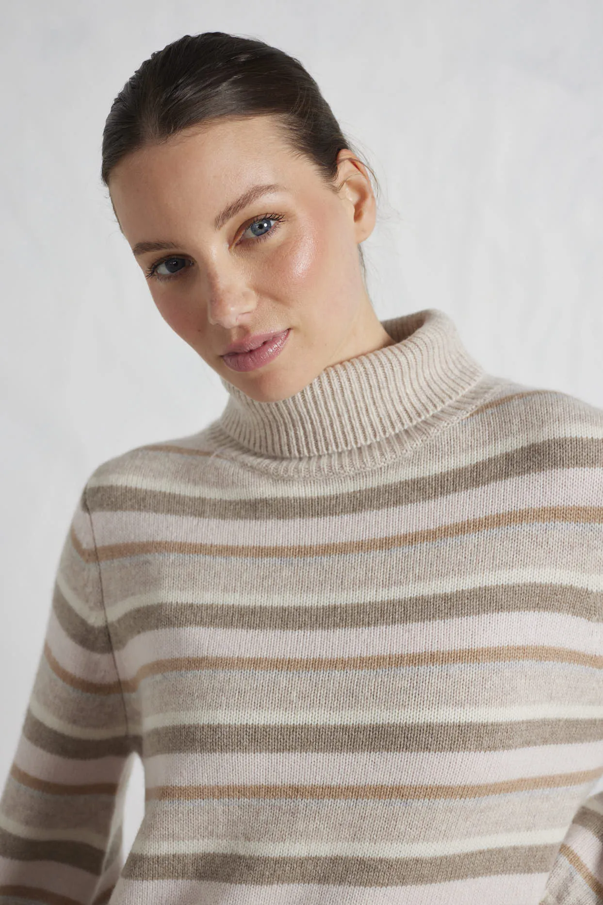 Foxy Polo Dress in Porridge