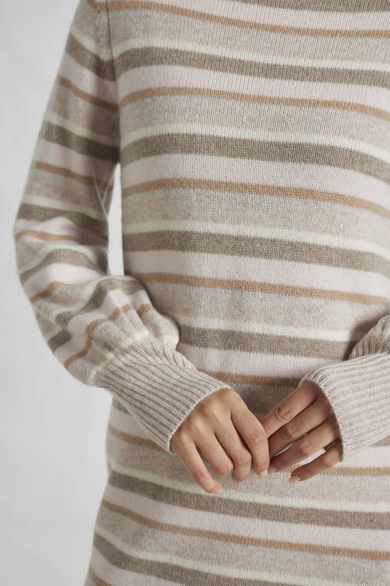 Foxy Polo Dress in Porridge